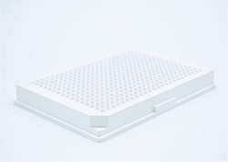 KeyTec® 384-Well White Flat Low-Volume Microplates, PS, Solid, Non-treated, No lid