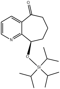 (R)-9-(三异丙基硅烷基氧基)-6,7,8,9-四氢-5H-环庚三烯并[b]吡啶-5-酮