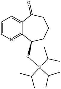 (R)-9-(三异丙基硅烷基氧基)-6,7,8,9-四氢-5H-环庚三烯并[b]吡啶-5-酮