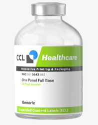 Pharmaceutical Labels-Removable Glue Bound ECL Booklet