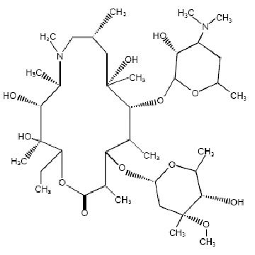 阿奇霉素 大环内酯类
