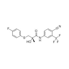 N-[4-氰基-3-(三氟甲基)苯基]-3-(4-氟苯巯基)-2-羟基-2-甲基丙酰胺