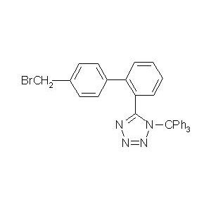 N-(三苯基甲基)-5-(4’-溴甲基联苯-2-基)四氮唑 中间体