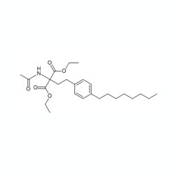 二乙基 2-乙酰胺基-2-(4-辛基苯乙基)丙二酸酯 中間體