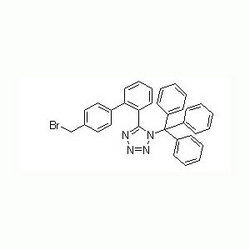 5-（4´-溴甲基联苯-2-基）-1-三苯基甲基四氮唑 中间体