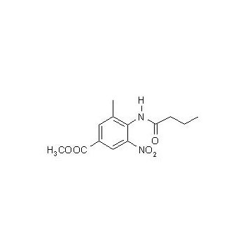 3-甲基-5-硝基-4-正丁酰胺基苯甲酸甲酯