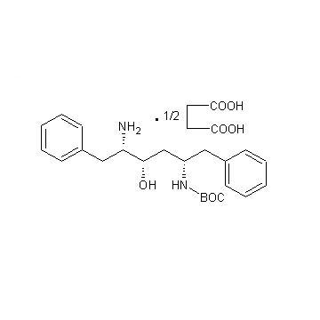 (2S,3S,5S)-5-叔丁氧基甲酰氨基-2-氨基-3-羟基-1,6-二苯基己烷琥珀酸盐
