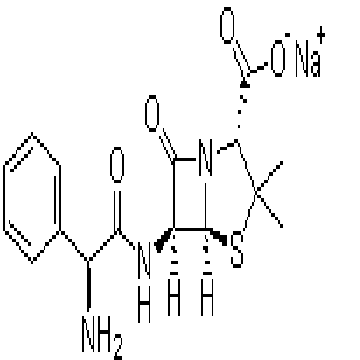 氨苄西林钠结构式图片