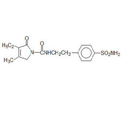 4-[2-(3-乙基-4-甲基-2-氧代-3-吡咯啉-1-甲酰胺基)乙基]苯磺酰胺