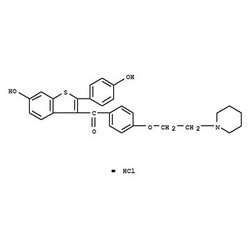[6-羟基-2-(4-羟苯基)苯并[b]噻酚-3-基]-[4-[2-(1-哌啶基)乙氧基]-苯基]-甲酮盐酸盐 其他西药原料