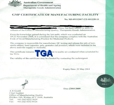 TGA澳大利亚药品注册