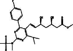 7-[4-(4- 氟苯基 )-6- 異丙基 -2-[ N-甲基-N- 甲磺酰氨基 嘧啶 -5- 基 ]-(3R,5R)-二羥基--（E）-庚烯酸甲酯