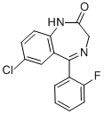  7-Chloro-5-(2-fluoro-phenyl)-1,3-dihydro-2H-1,4-benzodiazepin-2-one 