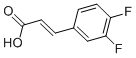 trans-3,4-Difluorocinnamic acid                  CAS： 112897-97-9 