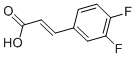 trans-3,4-Difluorocinnamic acid                  CAS： 112897-97-9 