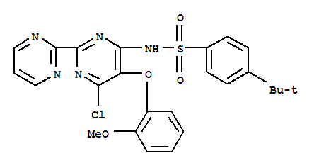 N-[6-氯-5-(2-甲氧基苯氧基)[2,2&acute;-二嘧啶]-4-基]-4-叔丁基苯磺酰胺
