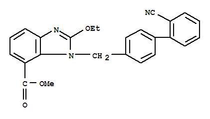 1-[(2´-氰基联苯-4-基)甲基]-2-乙氧基-1H-苯并咪唑-7-甲酸甲酯