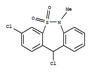 3,11-二氯-6,11-二氢-6-甲基-二苯并[c,f][1,2]硫氮杂卓 5,5-二氧化物