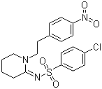 4-氯-N-[1-[2-(4-硝基苯基)乙基]-2-亚哌啶基]苯磺酰胺 