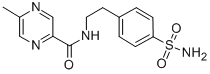 2-[4-氨基磺酰-苯基]-乙基-5-甲基吡嗪甲酰胺；4-[2-(5-甲基-2-吡嗪甲酰胺基）乙基]苯磺酰胺
