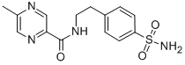 2-[4-氨基磺酰-苯基]-乙基-5-甲基吡嗪甲酰胺；4-[2-(5-甲基-2-吡嗪甲酰胺基）乙基]苯磺酰胺