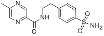 2-[4-氨基磺酰-苯基]-乙基-5-甲基吡嗪甲酰胺；4-[2-(5-甲基-2-吡嗪甲酰胺基）乙基]苯磺酰胺