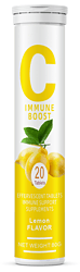 Vitamin effervescent tablets with different flavors