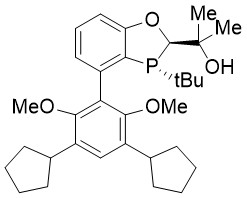 2-((2R,3R)-3-(tert-butyl)4-(3,5-dicyclopentyl-2,6-dimethoxyphenyl)-2,3-dihydrobenzo[d][1,3]oxaphosphol-2-ylpropan-2-01