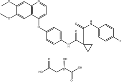 蘋果酸卡博替尼, Cabozantinib Malate,1140909-48-3