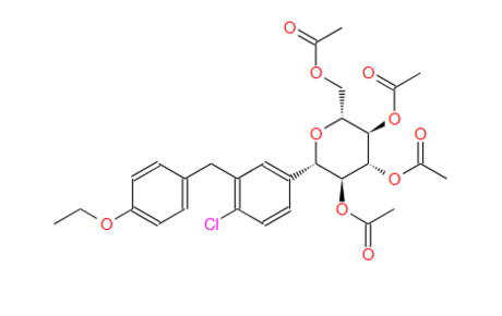 (1S)-1,5-Anhydro-1-C-[4-chloro-3-[(4-ethoxyphenyl)methyl]phenyl]-D-glucitol tetraacetate