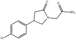 氯苯基吡咯西坦，2-(4-(4-chlorophenyl)-2-oxopyrrolidin-1-yl)acetamide