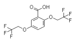 2,5-bis (2,2,2-trifluroethoxy) benzoic acid