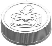 高密度聚乙烯瓶（HDPE）和兒童阻開蓋（CRC）