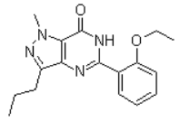 5-(2-ethoxy)-phenyl-1-methyl-3-n-propyl-1,6-dihydro-7H-pyrazolo[4,3-d]pyrimidine-7-one
