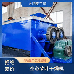太陽(yáng)臣干燥 造紙污泥槳葉干燥機(jī) 真空污泥干化機(jī) 皂素槳葉干燥機(jī)
