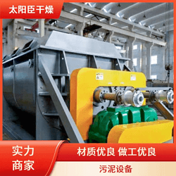 太陽(yáng)臣干燥 硫精礦粉槳葉干燥機(jī) 酒糟污泥環(huán)保機(jī)械 納米碳酸鈣污泥處理設(shè)備