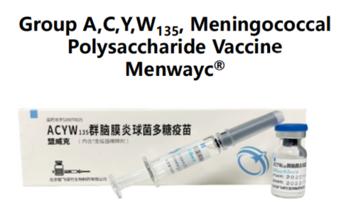 Group A,C,Y,W135, Menin. Polysaccharide Vaccine