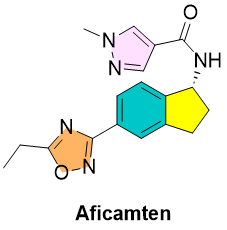 Aficamten化學結構