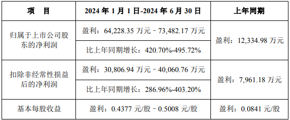 海普瑞2024半年業(yè)績預(yù)告