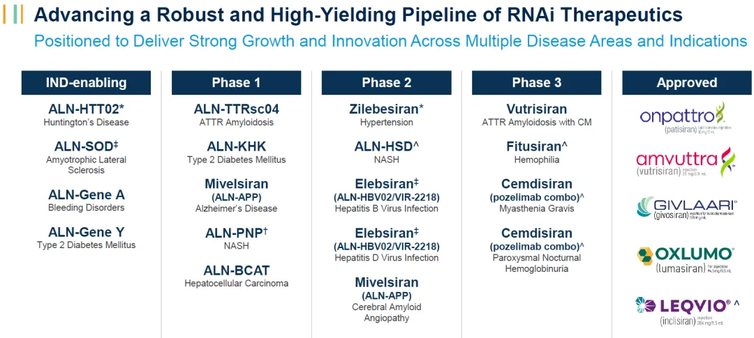 Advancing a Robust and High-Yielding Pipeline of RNAi Therapeutics