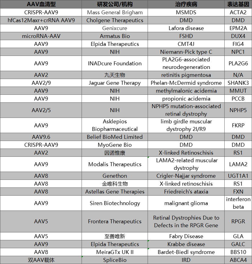 今年申報孤兒藥的疾病