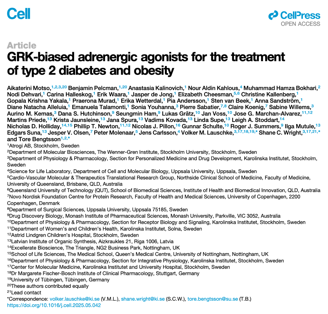 GRK-biased adrenergic agonists for the treatmentof type 2 diabetes and obesity