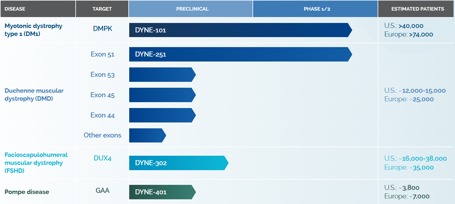 靶向DMD外顯子51、53、45、44、DUX4