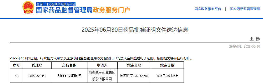 圖片來源：NMPA 官網(wǎng)