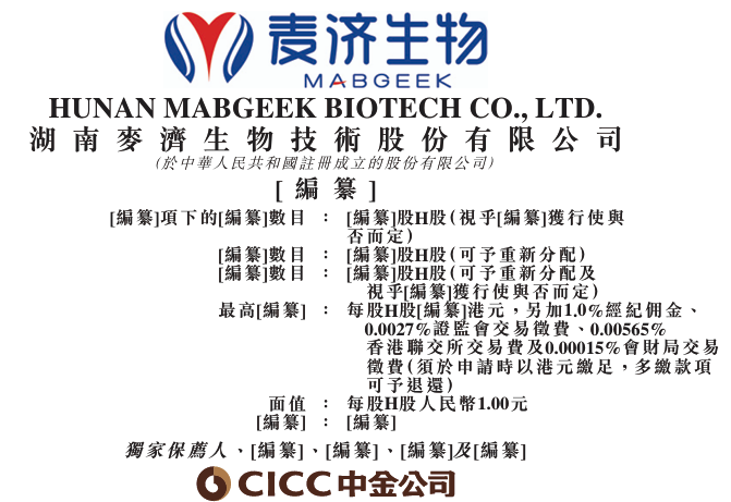 麥濟(jì)生物提交港股IPO申請(qǐng)