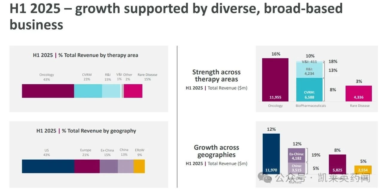 H1 2025-growth supported by diverse, broad-based business