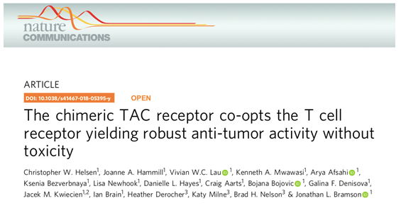 TAC-T细胞疗法多肿瘤模型效果优于CAR-T 未来临床效果可期