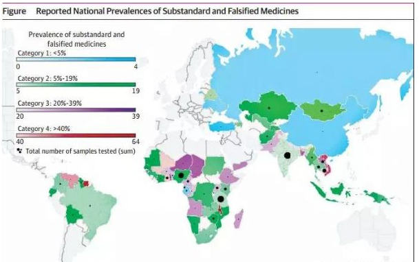 全球假药劣药地图