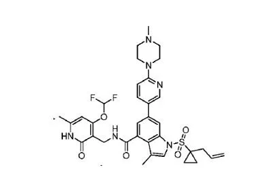 EZH2代表性化合物