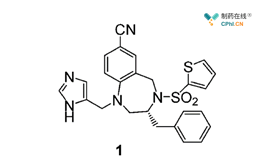 新型法尼基转移酶抑制剂1结构式